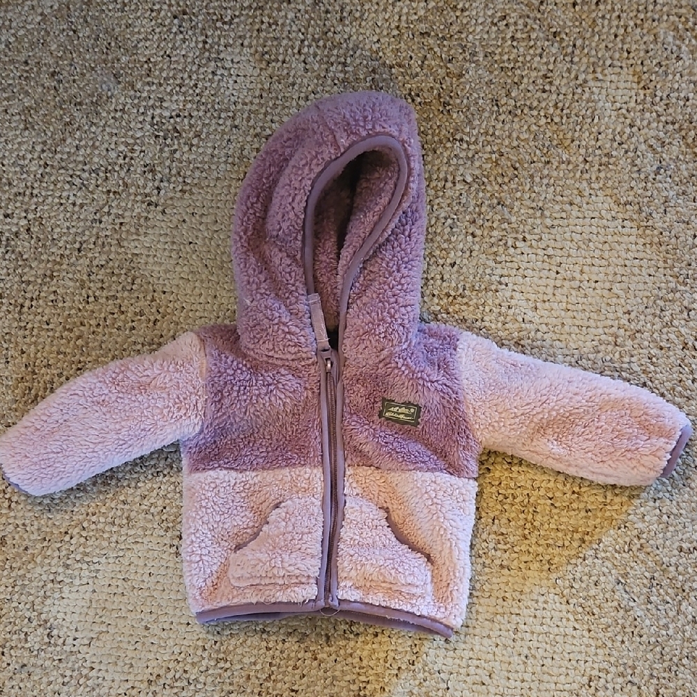 Eddie Bauer Lavender Fleece Baby Jacket